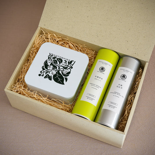 KOTOSHINAギフト/有機煎茶&有機和紅茶