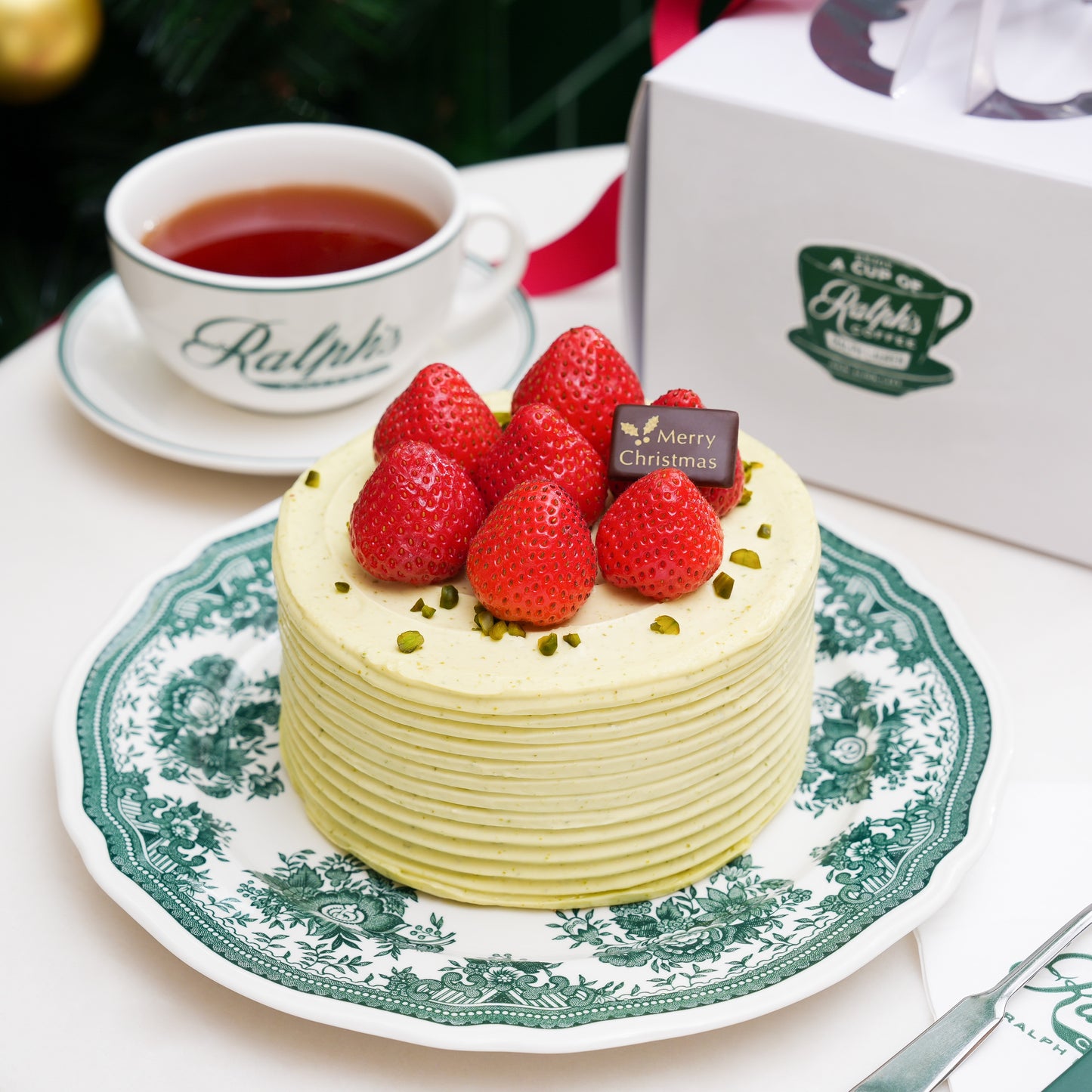 【京都BAL 店頭受取限定】Pistachio Strawberry Cake