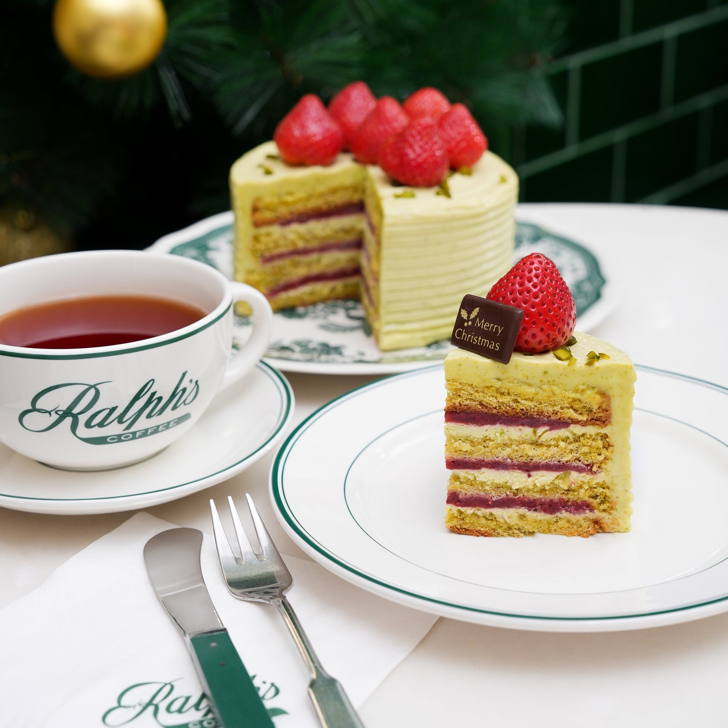 【京都BAL 店頭受取限定】Pistachio Strawberry Cake