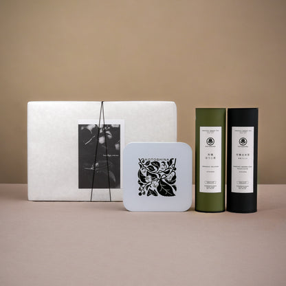 KOTOSHINAギフト/有機玄米茶＆有機ほうじ茶