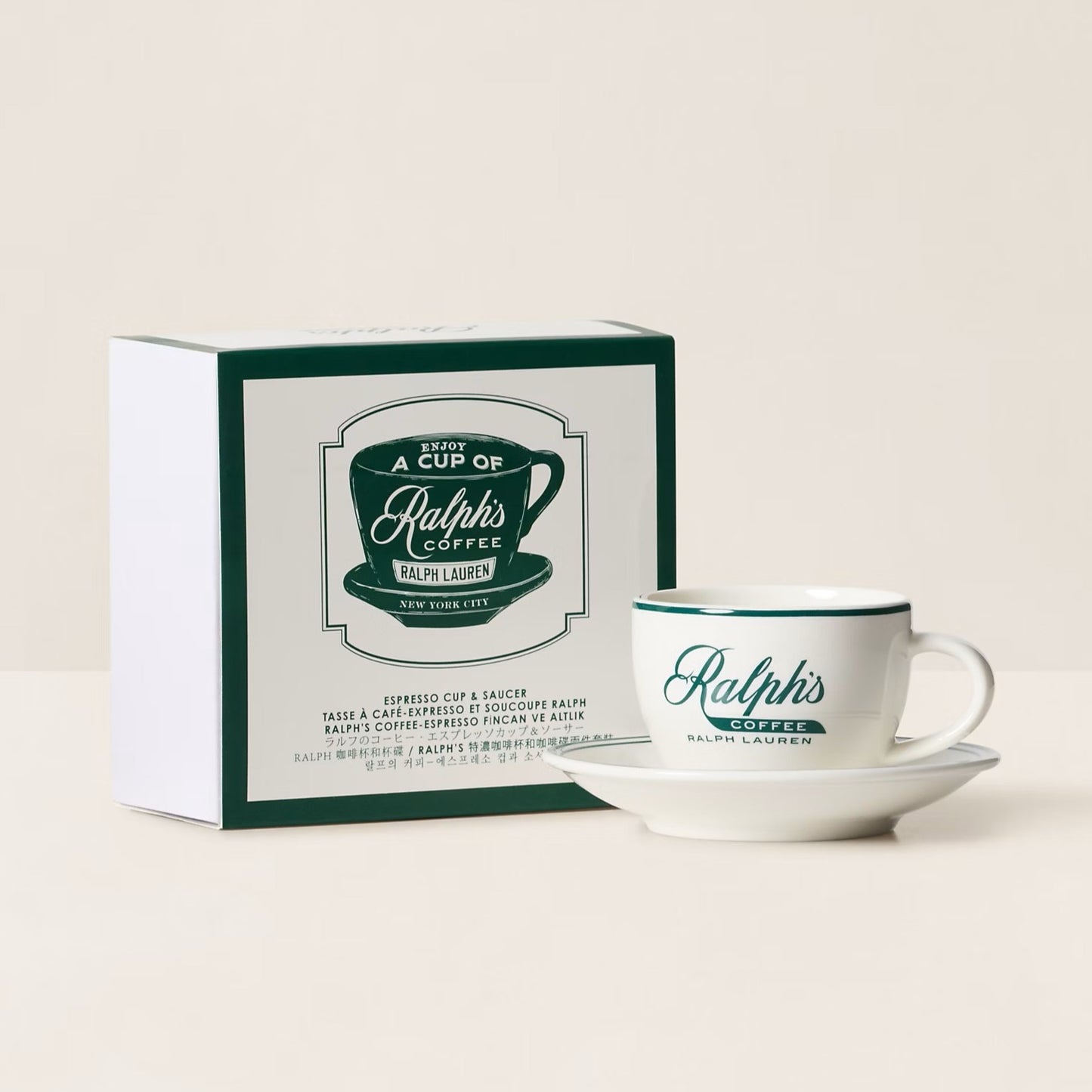 Ralph's Coffee エスプレッソ カップ & ソーサー